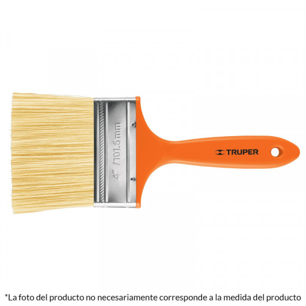 BREN-6 Brocha para encalar, mango de plástico, 6' TRUPER | DIHERESA