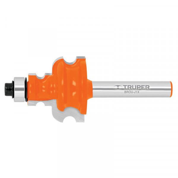 BROU-J1X Broca router, jovel, 1', con balero TRUPER | DIHERESA