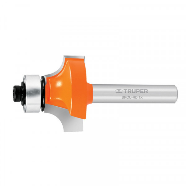 BROU-RD1X Broca para router, redondeado, 1' con balero TRUPER | DIHERESA