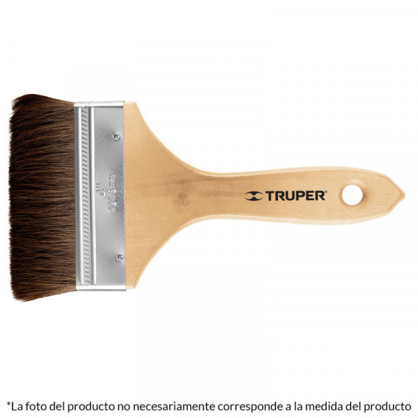 BRT-1C Brocha pelo de camello, mango de madera, 1' TRUPER | DIHERESA