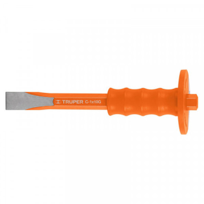 C-1X10G Cincel de corte frío, 1 x 10' con grip TRUPER | DIHERESA