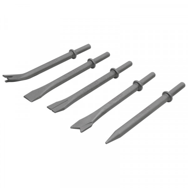 C5-711 Cinceles para martillo neumático TPN-711, 5 piezas TRUPER | DIHERESA