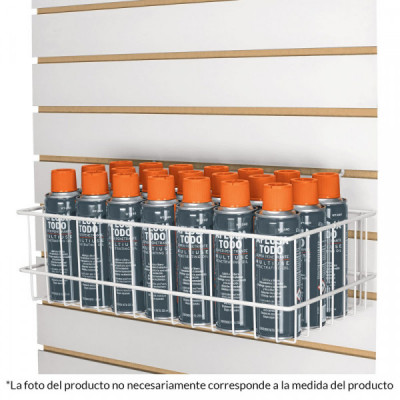 C-80X21X12 Canastilla de acero 80 x 21 x 12 cms TRUPER | DIHERESA