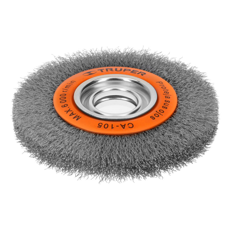 CA-105 Carda 6 x 13/16 para esmeril TRUPER | DIHERESA CA-105 Carda 6 x 13/16 para esmeril TRUPER | DIHERESA