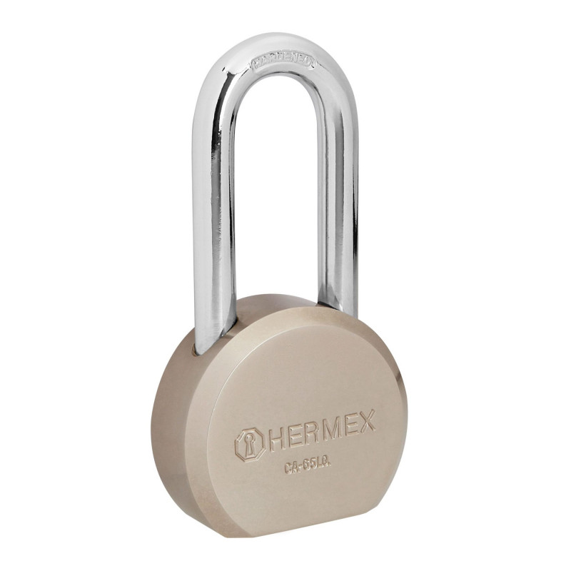 CA-65LQ Candado redondo, 65mm, gancho largo, llave de puntos,blister TRUPER | DIHERESA CA-65LQ Candado redondo, 65mm, gancho largo, llave de puntos,blister TRUPER | DIHERESA