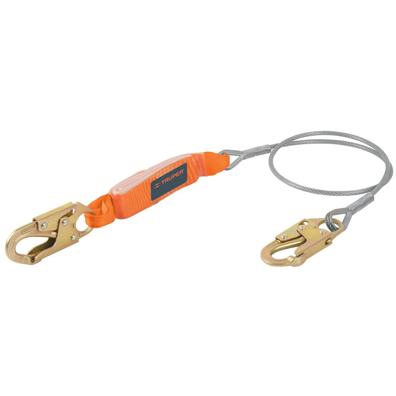 CAB-5434-18-A Línea de vida de acero con absorbedor de impacto,ANSI TRUPER | DIHERESA CAB-5434-18-A Línea de vida de acero con absorbedor de impacto,ANSI TRUPER | DIHERESA
