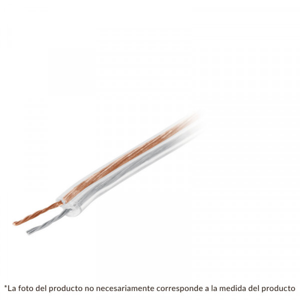 CABO-18P Cable para bocina, 18 AWG, polarizado, 100 m TRUPER | DIHERESA