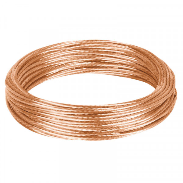 CADES-10 Cable cobre desnudo calibre 10 AWG, 25 m TRUPER | DIHERESA