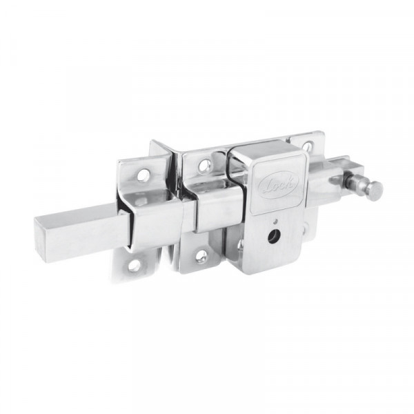 L590ICB LOCK Cerradura izquierda de barra libre llave tetra cromo brillante en caja Lock | DIHERESA