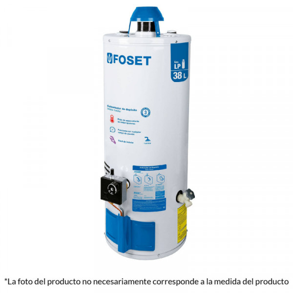CALE-38D-N Calentador de Depósito, 38L, gas natural, 1 servicio TRUPER | DIHERESA