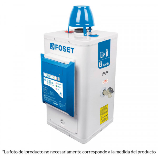 CALE-6P-EN Calentador de Paso, 6L, encendido elect, gas natural, 1 serv TRUPER | DIHERESA