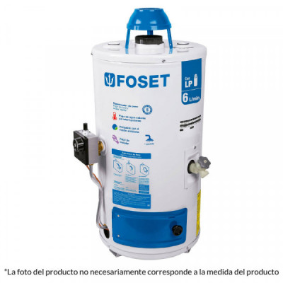 CALE-6P-N Calentador de Paso, 6L, gas natural, 1 servicio TRUPER | DIHERESA