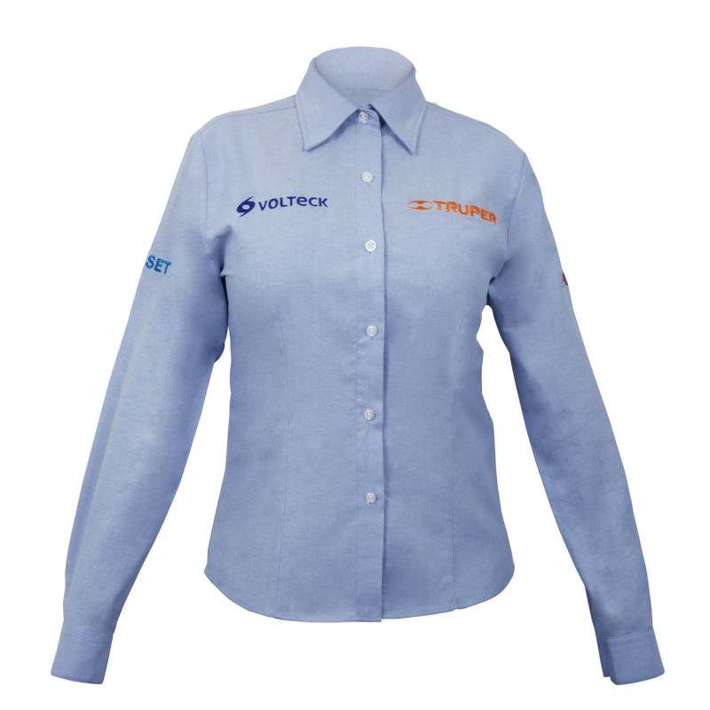 CAM-AZ-DLXXL Camisa azul para dama, manga larga, XXG TRUPER | DIHERESA CAM-AZ-DLXXL Camisa azul para dama, manga larga, XXG TRUPER | DIHERESA