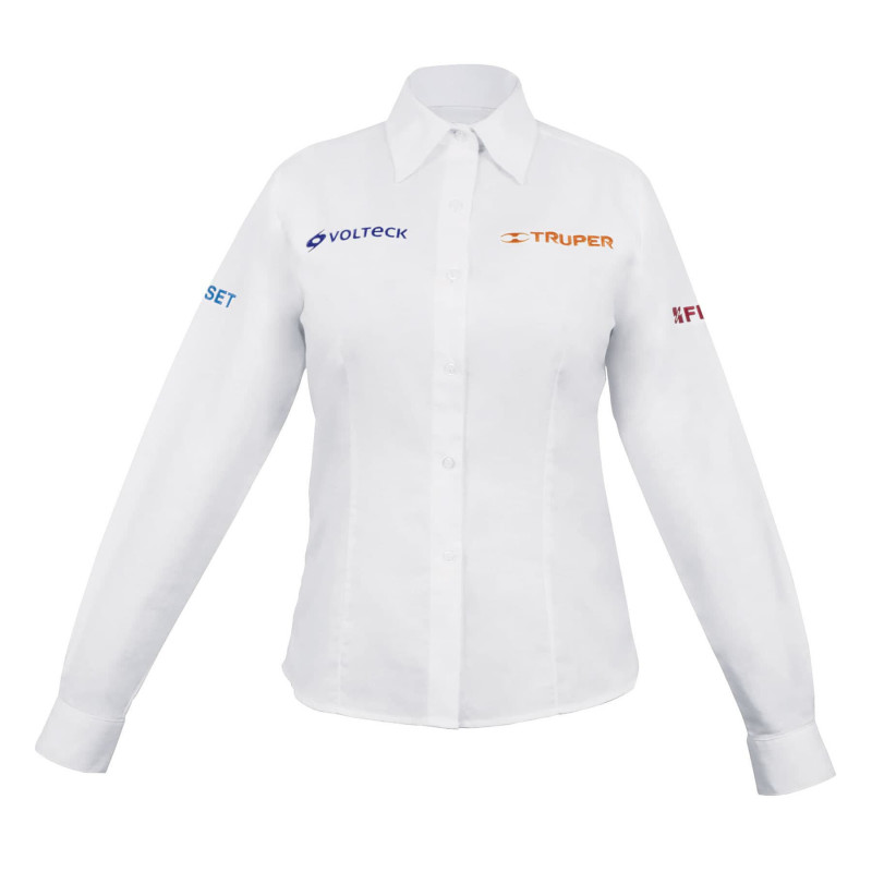 CAM-BCO-DLXL Camisa blanca para dama, manga larga, talla extra grande TRUPER | DIHERESA CAM-BCO-DLXL Camisa blanca para dama, manga larga, talla extra grande TRUPER | DIHERESA