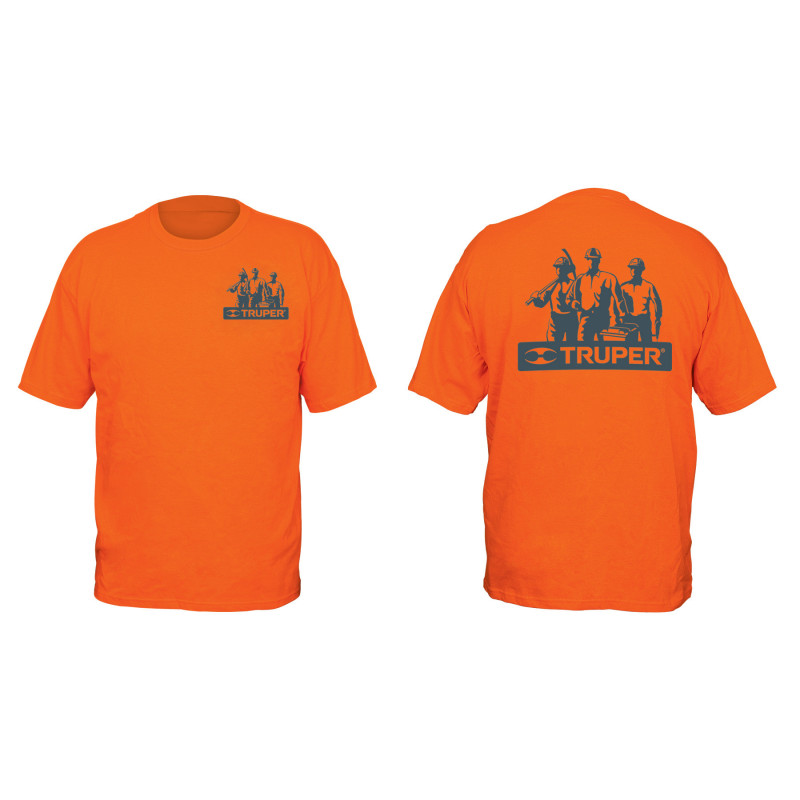 CAM-NAR-40 Camiseta 100% algodón, naranja, talla 40 TRUPER | DIHERESA CAM-NAR-40 Camiseta 100% algodón, naranja, talla 40 TRUPER | DIHERESA