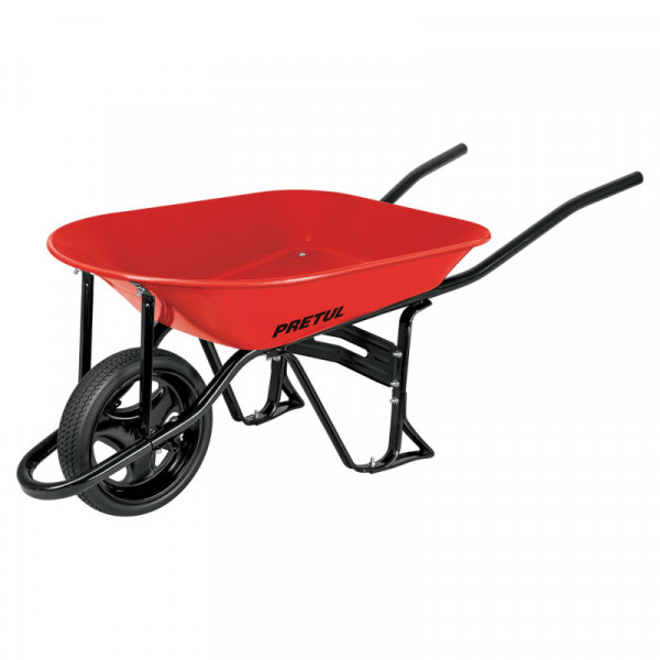 CAP-40FB Carretilla 4.5ft3,imponchable,bastidor bipartido,roja,Pretul TRUPER | DIHERESA