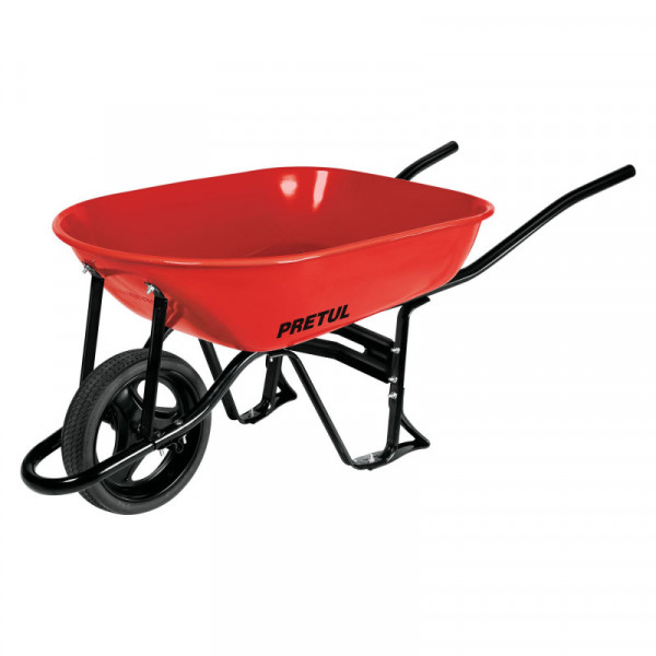 CAP-50FB Carretilla 5.5ft3,imponchable,bastidor bipartido,roja,Pretul TRUPER | DIHERESA