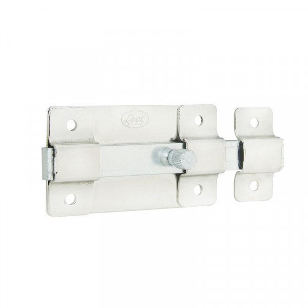 L038NIB LOCK Pasador de sobreponer 12 cm níquel satinado Lock | DIHERESA