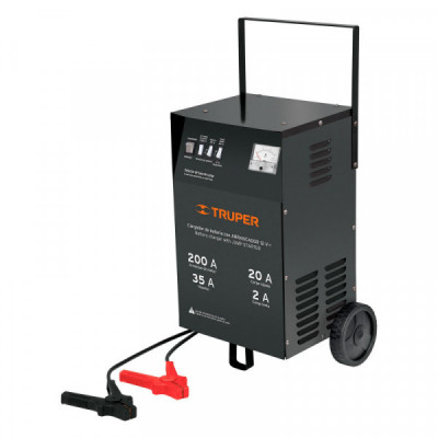 CARBA-200 Cargador de baterías con ruedas 12 V, 200 A TRUPER | DIHERESA