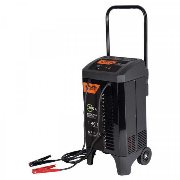 CARBA-200X Cargador de baterías con ruedas 12 V, 200 A, Truper Expert TRUPER | DIHERESA