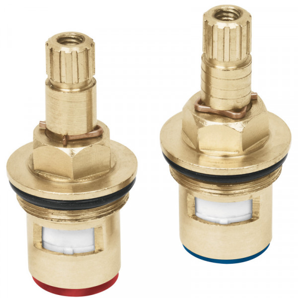 CARCE-7 Cartuchos cerámico para llaves empotrar, Basic y Aqua, 2pzas TRUPER | DIHERESA