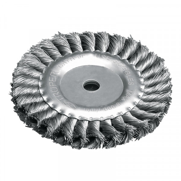 CATR-6F Carda trenzado fino, 6 X 5/8' para esmeril TRUPER | DIHERESA