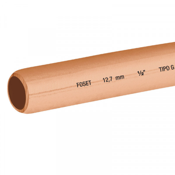 CC-004F Tubo de cobre flexible, 1/2', rollo 15 metros TRUPER | DIHERESA