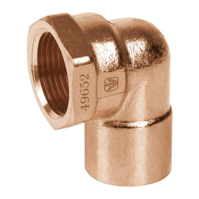 CC-503 Codo 90 de cobre, rosca interior 1' TRUPER | DIHERESA