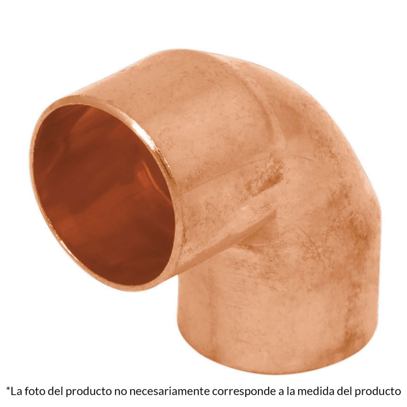 CC-561 Codo 90 de cobre de 1/2' TRUPER | DIHERESA