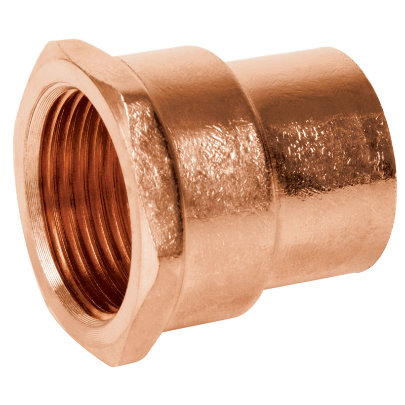 CC-602 Conector de cobre, rosca interior 3/4' TRUPER | DIHERESA CC-602 Conector de cobre, rosca interior 3/4' TRUPER | DIHERESA