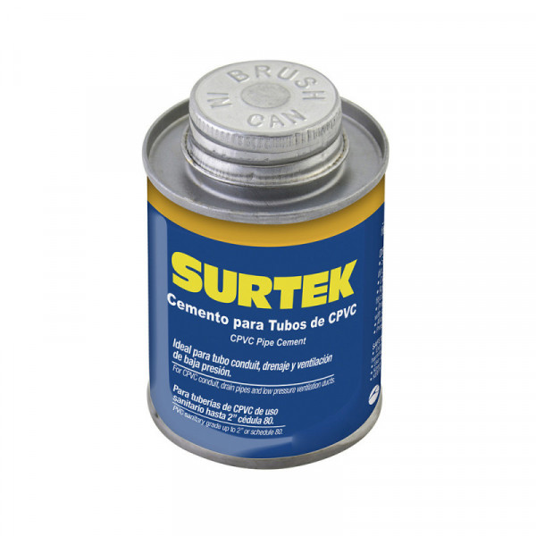 121135 SURTEK Cemento para tubo CPVC 236ml Surtek | DIHERESA