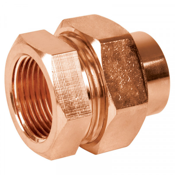 CC-982 Tuerca unión cobre a rosca interior 3/4' TRUPER | DIHERESA