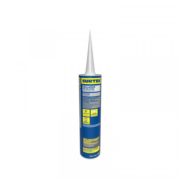 113450 SURTEK Silicón de uso general transparente 280ml Surtek | DIHERESA