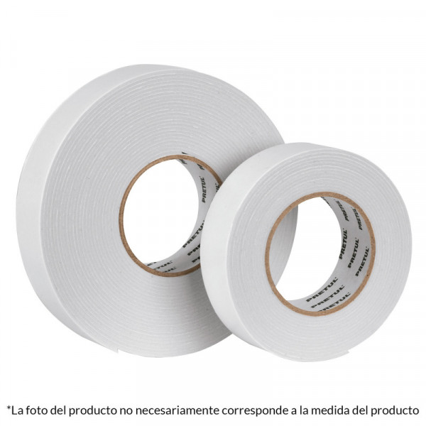 CDC-1950P Cinta doble cara de 19 mm x 5 m Pretul TRUPER | DIHERESA