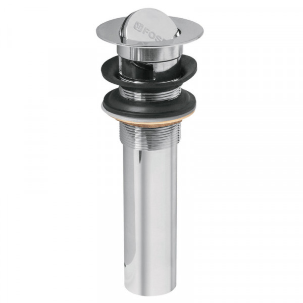 CE-205 Contra p/lavabo con rebosadero, tipo moneda, cromo, 1-1/4' TRUPER | DIHERESA
