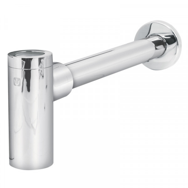 CE-212 Céspol de bote p/lavabo minimalista s/contra, cromo, 1-1/4' TRUPER | DIHERESA