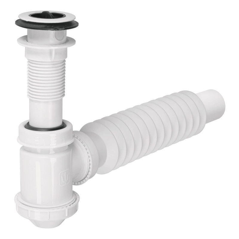 CE-218 Céspol de bote p/lavabo con contra, polipropileno, 1-1/4' TRUPER | DIHERESA
