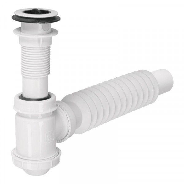 CE-218 Céspol de bote p/lavabo con contra, polipropileno, 1-1/4' TRUPER | DIHERESA