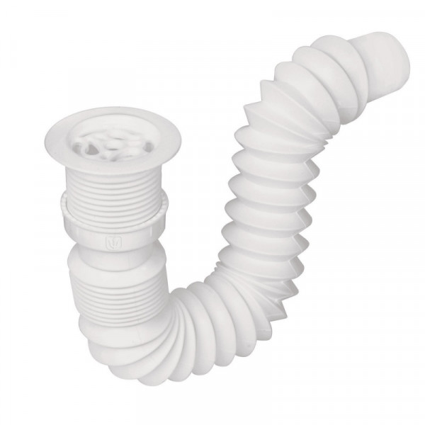 CE-233 Céspol flexible p/fregadero c/contra 2 1/2', polipr, 1-1/2' TRUPER | DIHERESA