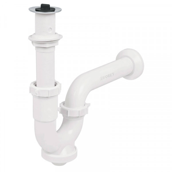 CE-234 Céspol rígido para lavabo con contra, polipropileno, 1-1/4' TRUPER | DIHERESA