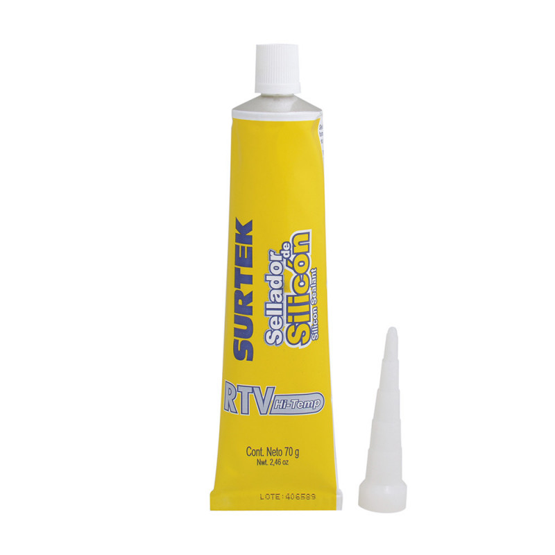 113457 SURTEK Silicón para alta temperatura en tubo aluminio 70gr Surtek | DIHERESA 113457 SURTEK Silicón para alta temperatura en tubo aluminio 70gr Surtek | DIHERESA