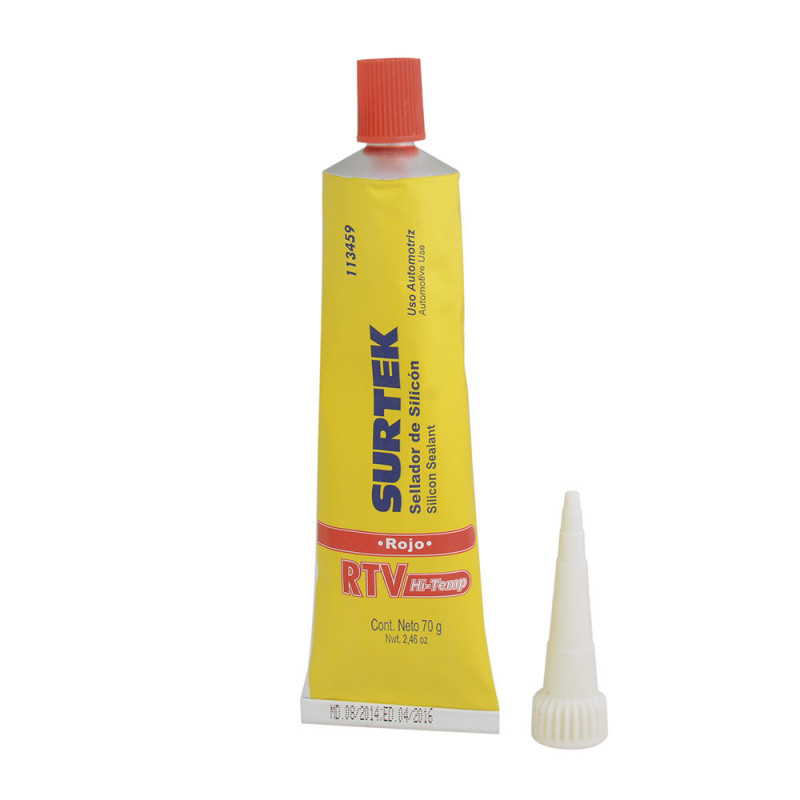 113459 SURTEK Silicón para alta temperatura en tubo rojo 70gr Surtek | DIHERESA 113459 SURTEK Silicón para alta temperatura en tubo rojo 70gr Surtek | DIHERESA