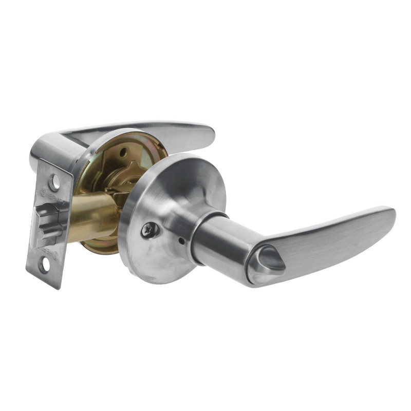 CEMA-3R Cerradura manija, cilindro latón, cromo mate, recámara TRUPER | DIHERESA CEMA-3R Cerradura manija, cilindro latón, cromo mate, recámara TRUPER | DIHERESA