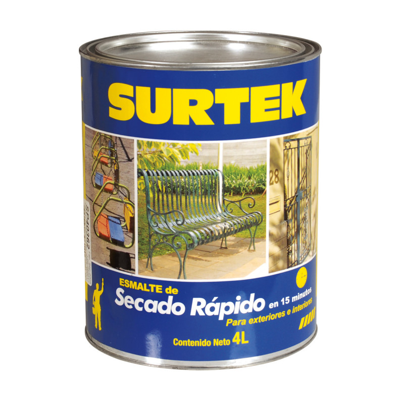 SP40200 SURTEK Esmalte de secado rápido blanco 1lt Surtek | DIHERESA SP40200 SURTEK Esmalte de secado rápido blanco 1lt Surtek | DIHERESA