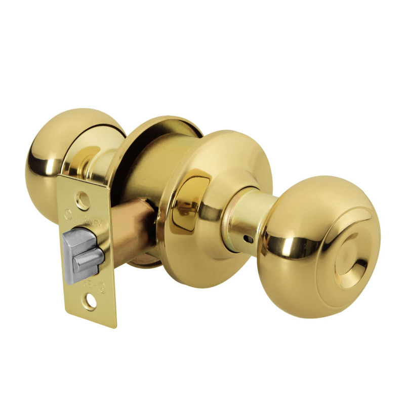 CEPO-12E Cerradura pomo, latón brillante, oval, entrada TRUPER | DIHERESA CEPO-12E Cerradura pomo, latón brillante, oval, entrada TRUPER | DIHERESA