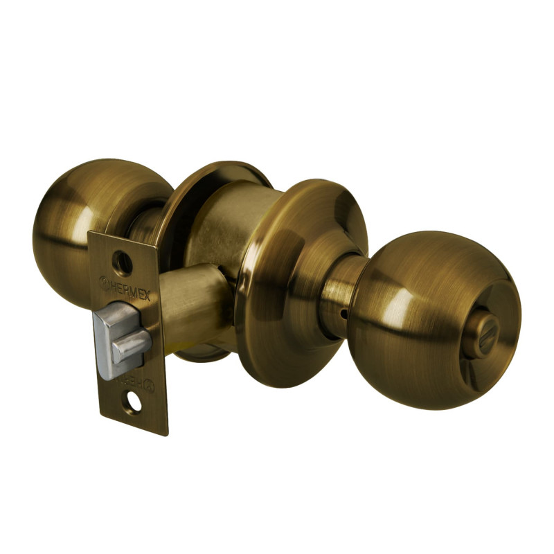 CEPO-21R Cerradura pomo, latón antiguo, esfera, recámara TRUPER | DIHERESA CEPO-21R Cerradura pomo, latón antiguo, esfera, recámara TRUPER | DIHERESA