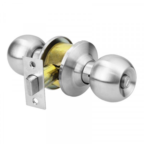 CEPO-31B Cerradura pomo, cromo mate, esfera, baño TRUPER | DIHERESA