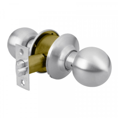 CEPO-31E Cerradura pomo, cromo mate, esfera, entrada TRUPER | DIHERESA