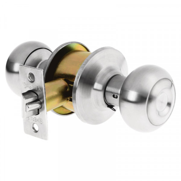CEPO-32E Cerradura pomo, cromo mate, oval, entrada TRUPER | DIHERESA