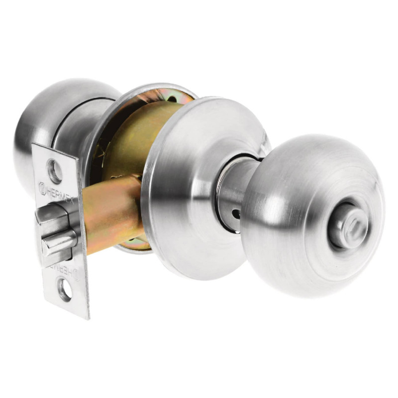 CEPO-32R Cerradura pomo, cromo mate, oval, recamara TRUPER | DIHERESA CEPO-32R Cerradura pomo, cromo mate, oval, recamara TRUPER | DIHERESA